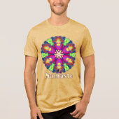 Juju Namaste Kaleidoscope Tri-Blend Shirt (Vorderseite)
