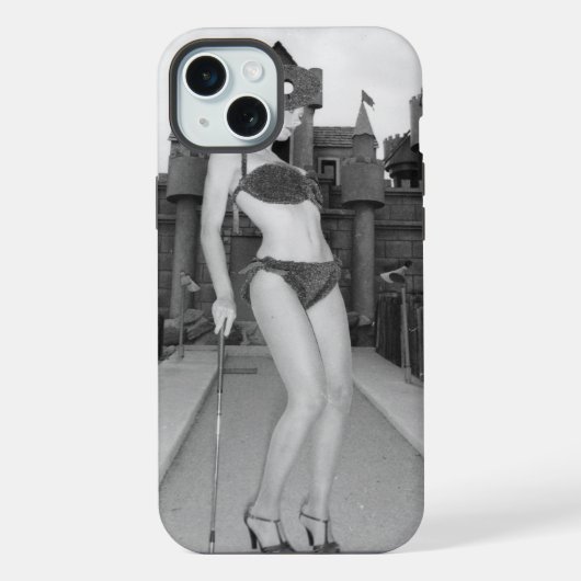 JuJu Rose Minigolf iPhone Hülle (Rückseite)