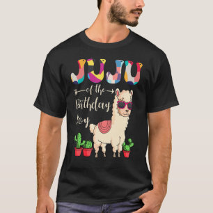 Juju vom Geburtstagskind Lama Bday Party Celebrat T-Shirt