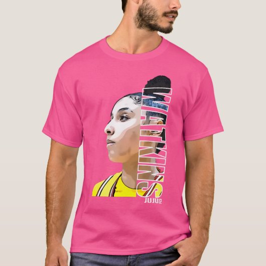 Juju Watkins 12 Basketball Cartoon T-Shirt (Vorderseite)