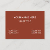 Jujube Fruit Visitenkarte (Rückseite)