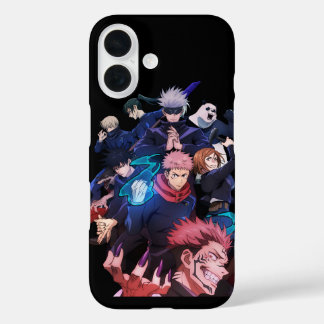 Jujutsu Kaisen ikonische Charaktere Anime-Handyhül iPhone 16 Hülle