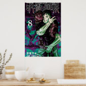 Jujutsu Kaisen Volume 8 Cover Poster (Küche)
