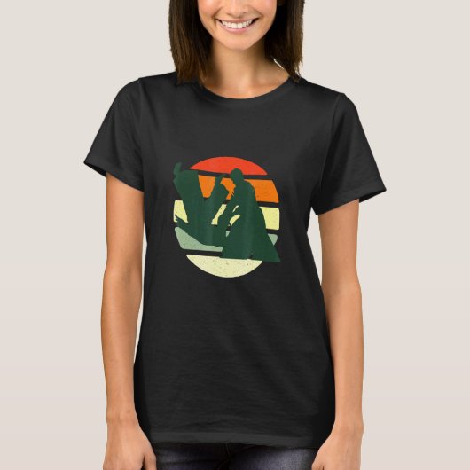 Jujutsu Retro Sunset Vintag T-Shirt (Vorderseite)
