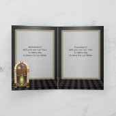 Jukebox Alte Rocker Anpassbare Grüße Karte (Innenseite)