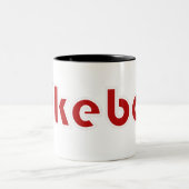 Jukebox Band Tasse! Zweifarbige Tasse (Mittel)