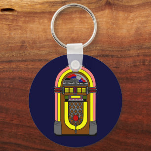 Jukebox der 50er schlüsselanhänger