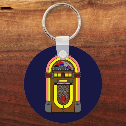 Jukebox der 50er schlüsselanhänger (Vorderseite)