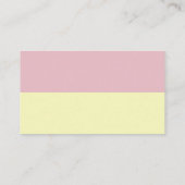 Jukebox Eventplaner Rot Gelbe Streifen Visitenkarte (Rückseite)