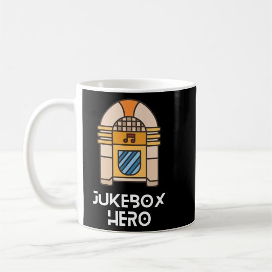 Jukebox-Held Vatertag Kaffeetasse (Links)