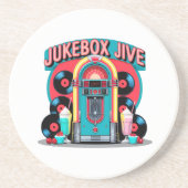 Jukebox Jive Getränkeuntersetzer (Vorne)