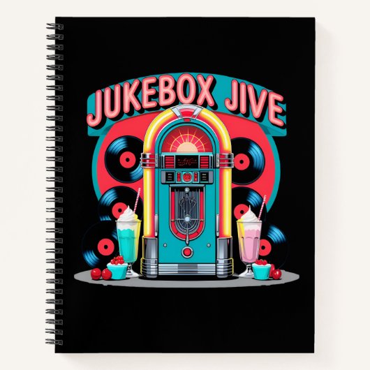 Jukebox Jive Notizblock (Vorderseite)