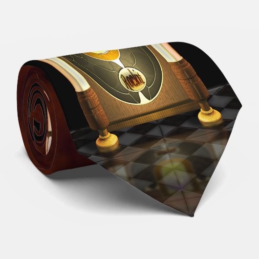 Jukebox-Krawatte 2 Krawatte (Gerollt)