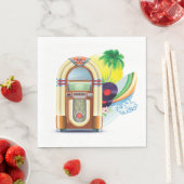 Jukebox Music Serviette (Beispiel)