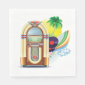 Jukebox Music Serviette (Vorderseite)