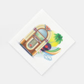 Jukebox Music Serviette (Ecke)