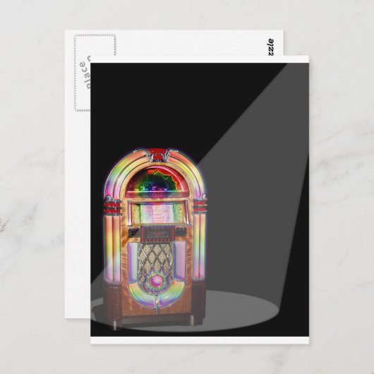 Jukebox Nirvana Postkarte (Vorne/Hinten)