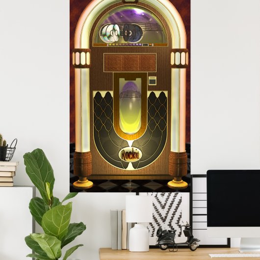 Jukebox Poster (Heimbüro)