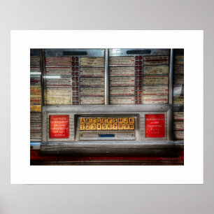 Jukebox Poster Druck