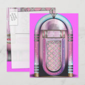JukeBox Postkarte (Vorne/Hinten)