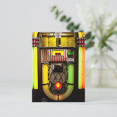 Jukebox Postkarte (Stehend Vorderseite)
