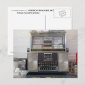 Jukebox Postkarte (Vorne/Hinten)
