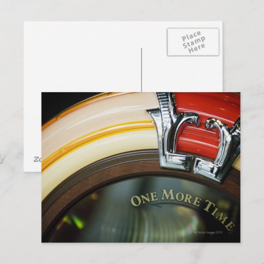 Jukebox Postkarte (Vorne/Hinten)