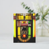 Jukebox Postkarte (Stehend Vorderseite)