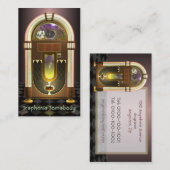 Jukebox-Profilkarte Visitenkarte (Vorne/Hinten)