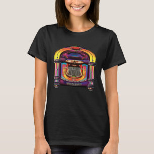 Jukebox Retro Vintag 80er Style Karaoke T-Shirt