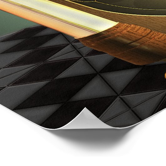 Jukebox Rockaholic Poster (Ecke)