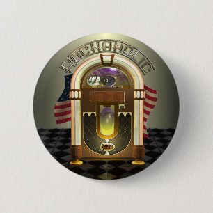Jukebox-Rockfan-Tasten Button