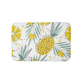 Juky Ananas: Vintages, helles Muster. Badematte (Vorderseite)