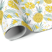 Juky Ananas: Vintages, helles Muster. Geschenkpapier (Rolleneckpunkt)