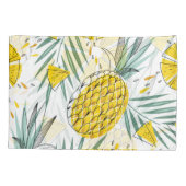 Juky Ananas: Vintages, helles Muster. Kissenbezug (Rückseite)