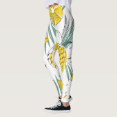 Juky Ananas: Vintages, helles Muster. Leggings (Links)