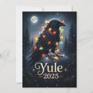 Jul 2025 Rabe Krähe Feiertagskarte