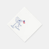 Jul. Martini Glass zum 4. Serviette (Ecke)