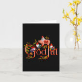 Jul Marzipan Pig Karte (Gelbe Blume)