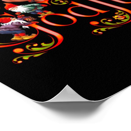 Jul Marzipan Pig Poster (Ecke)