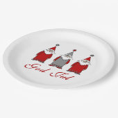 Jul| Niedlicher Sonnentag Pappteller (Schrägansicht)