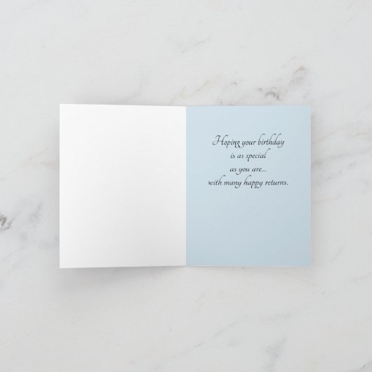 Jul Night Happy Geburtstag Gruß Karte (Innenseite)