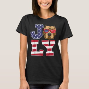 Jul Pride American Independence Day 4. Juli Pitb T-Shirt