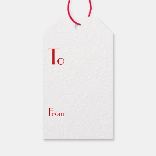 Jul-weiße Heilige in rot - Geschenkanhänger (Rückseite)