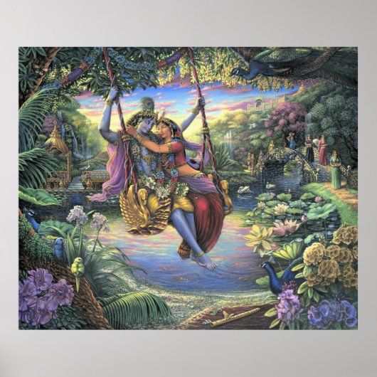 Julan Leela - The Swing Pastime Print Poster (Vorne)