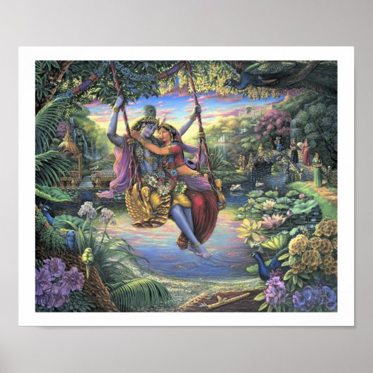 Julan Leela - The Swing Pastime - Print Poster (Vorne)