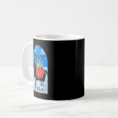 Julbock Asatru Wicca Yuletide Pagan Weihnachts-Wei Kaffeetasse (Vorderseite Links)