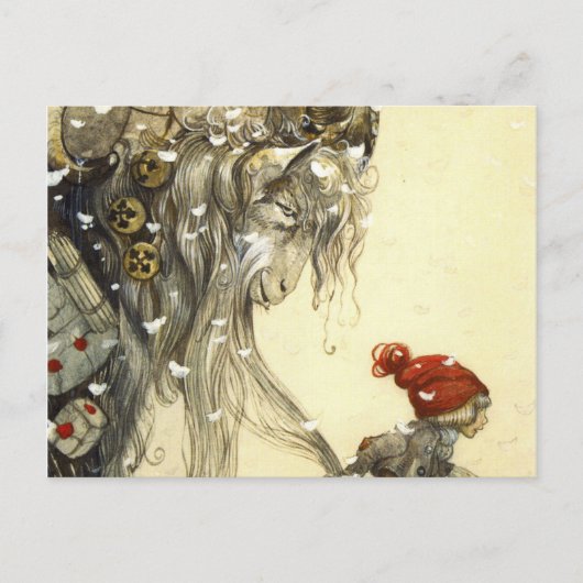 Julbock John Bauer Postkarte (Vorderseite)