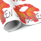 Julbocken die schwedischen geschenkpapier (Rolleneckpunkt)