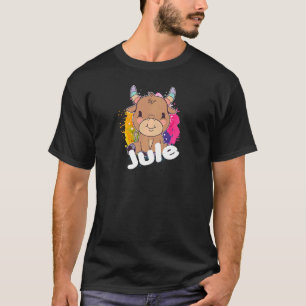 JULE Schöner Mädchenname mit bezaubernder kleiner T-Shirt
